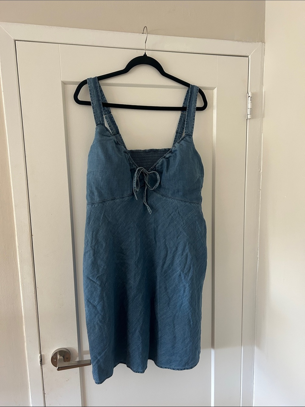 Abercrombie & Fitch Blue Denim-Style Mini Dress